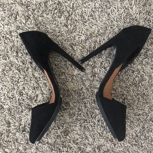 Nasty Gal Ave D’Orsay Faux Suede Pumps